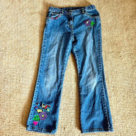 Hanna Andersson Other - Hanna Andersson Embroidered Girls Jeans - size 140
